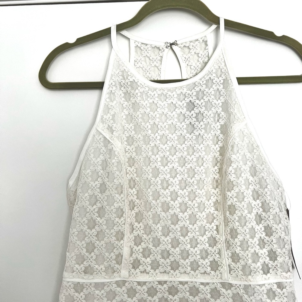 NWT White Crop Top